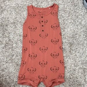 Little Sleepies Terracotta Simba Bodysuit